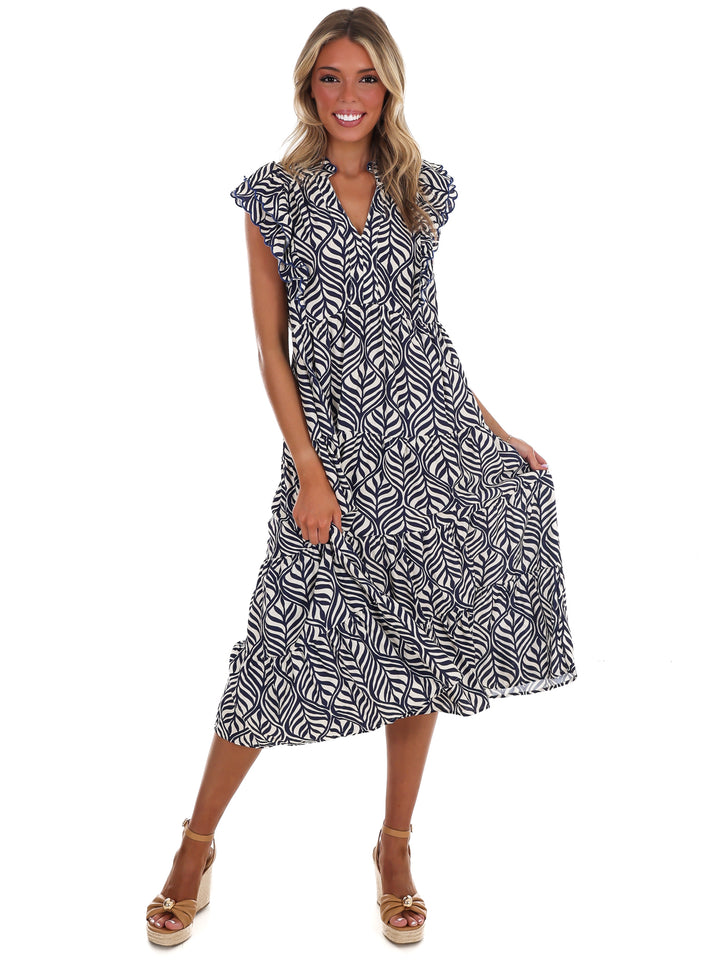 Tropic Drift Midi Dress