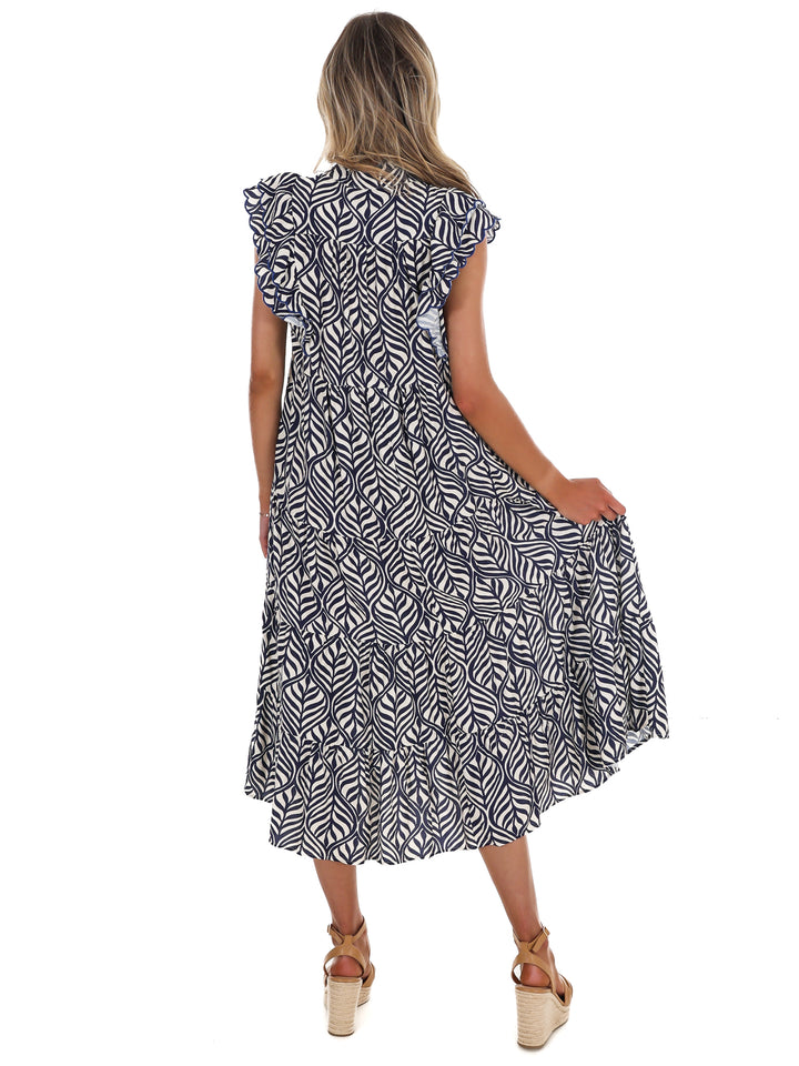 Tropic Drift Midi Dress
