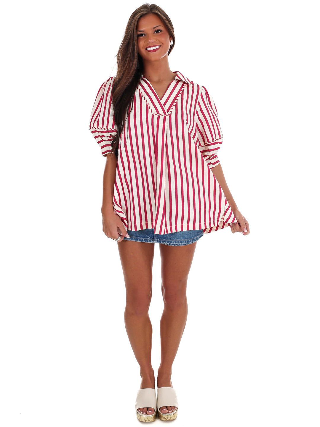 Easy Tide Stripe Top