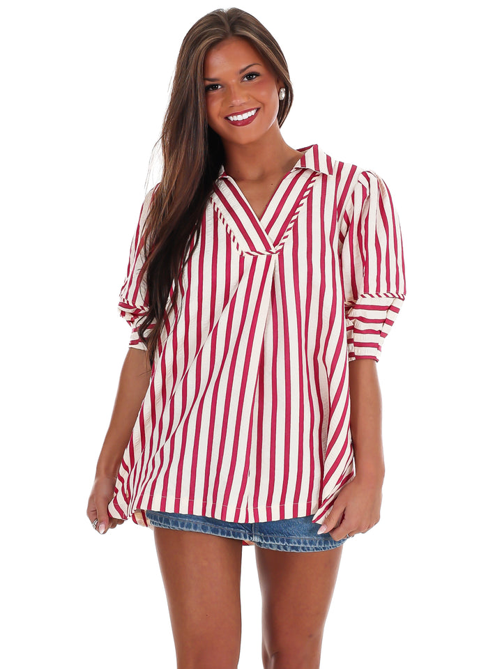 Easy Tide Stripe Top