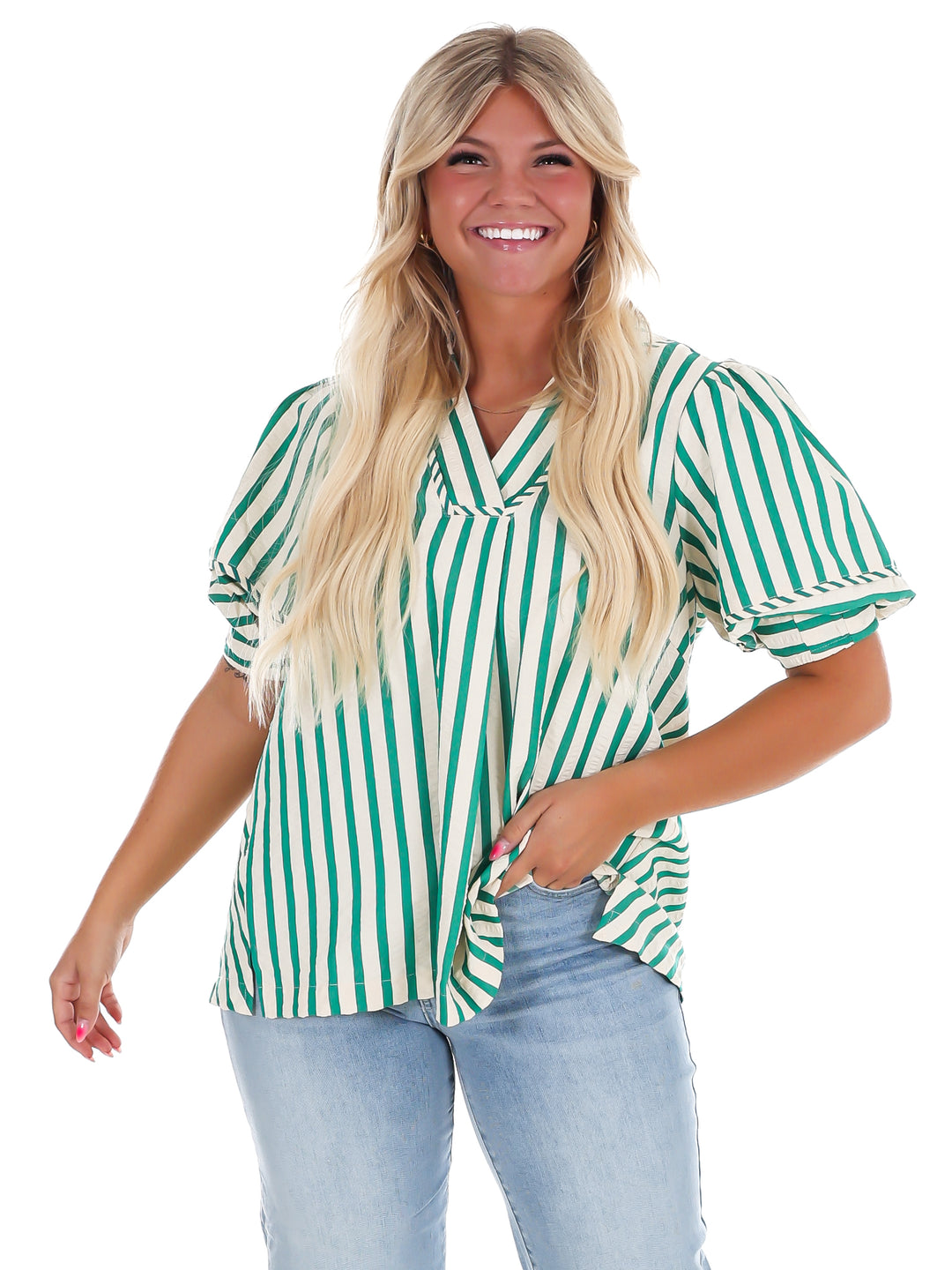Easy Tide Stripe Top