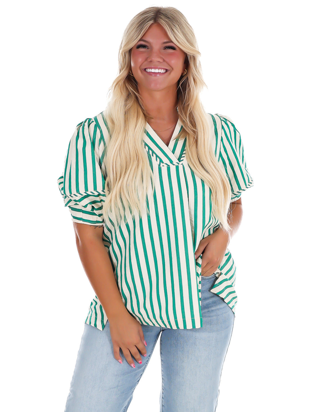 Easy Tide Stripe Top