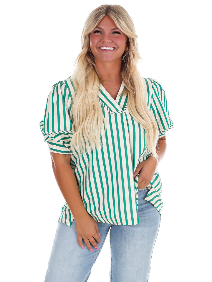 Easy Tide Stripe Top