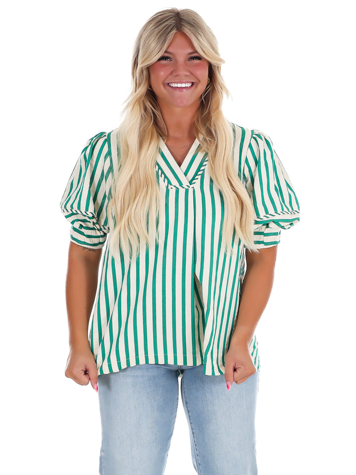 Easy Tide Stripe Top