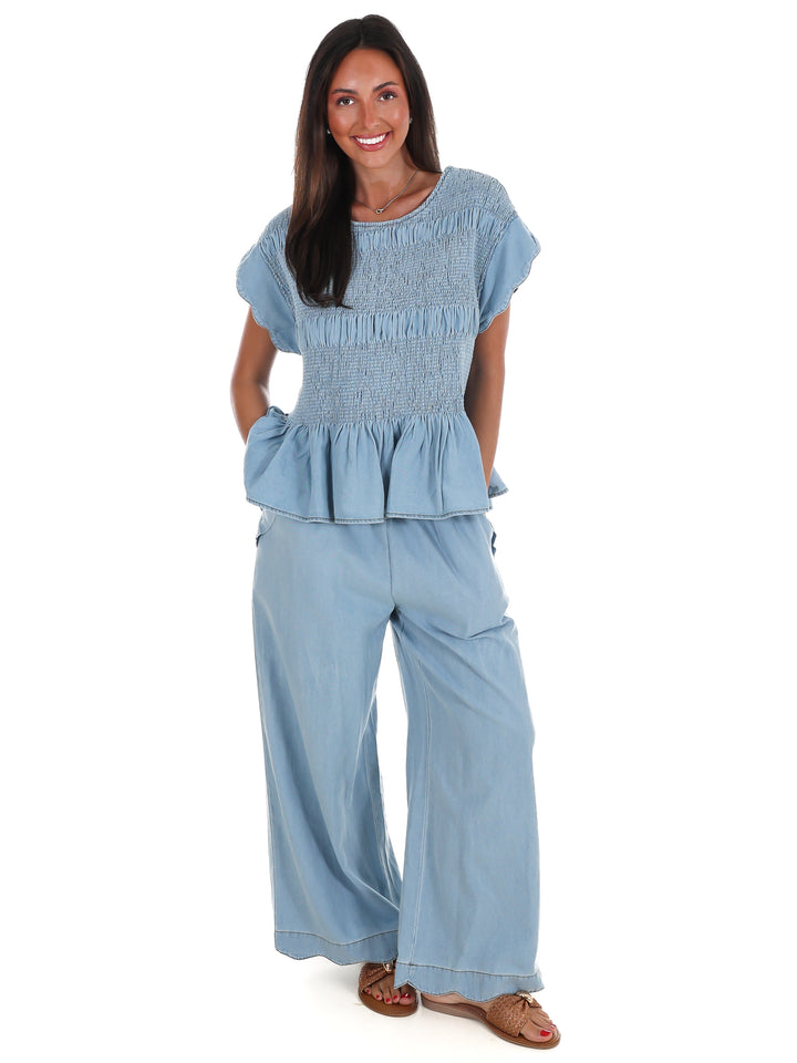 Sweet Southern Denim Top