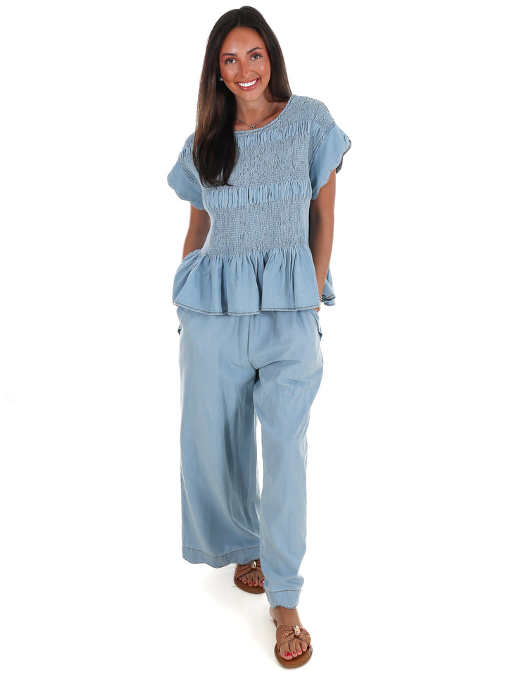 Sweet Southern Denim Top