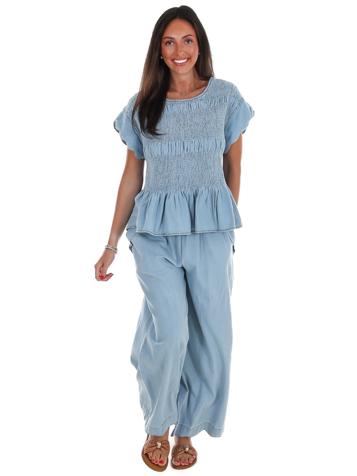 Sweet Southern Denim Top