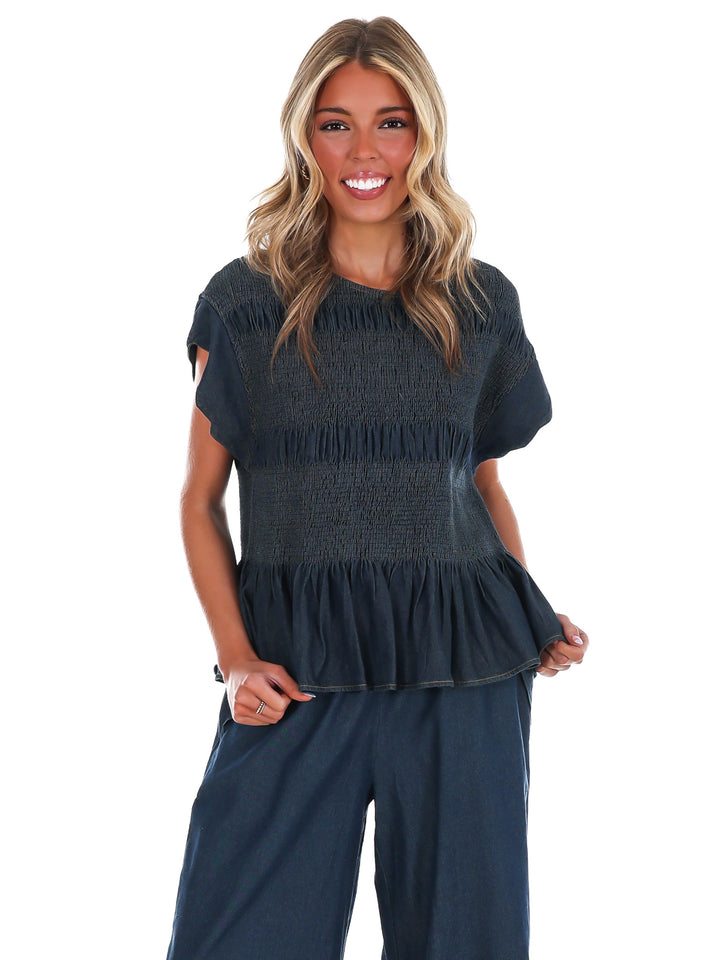 Sweet Southern Denim Top