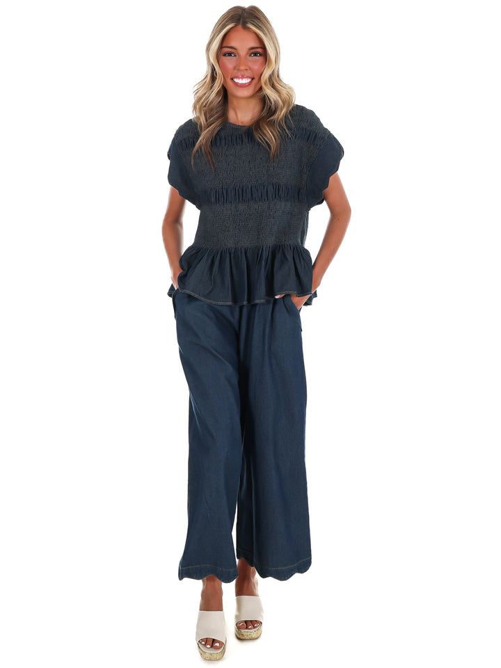 Sweet Southern Denim Top