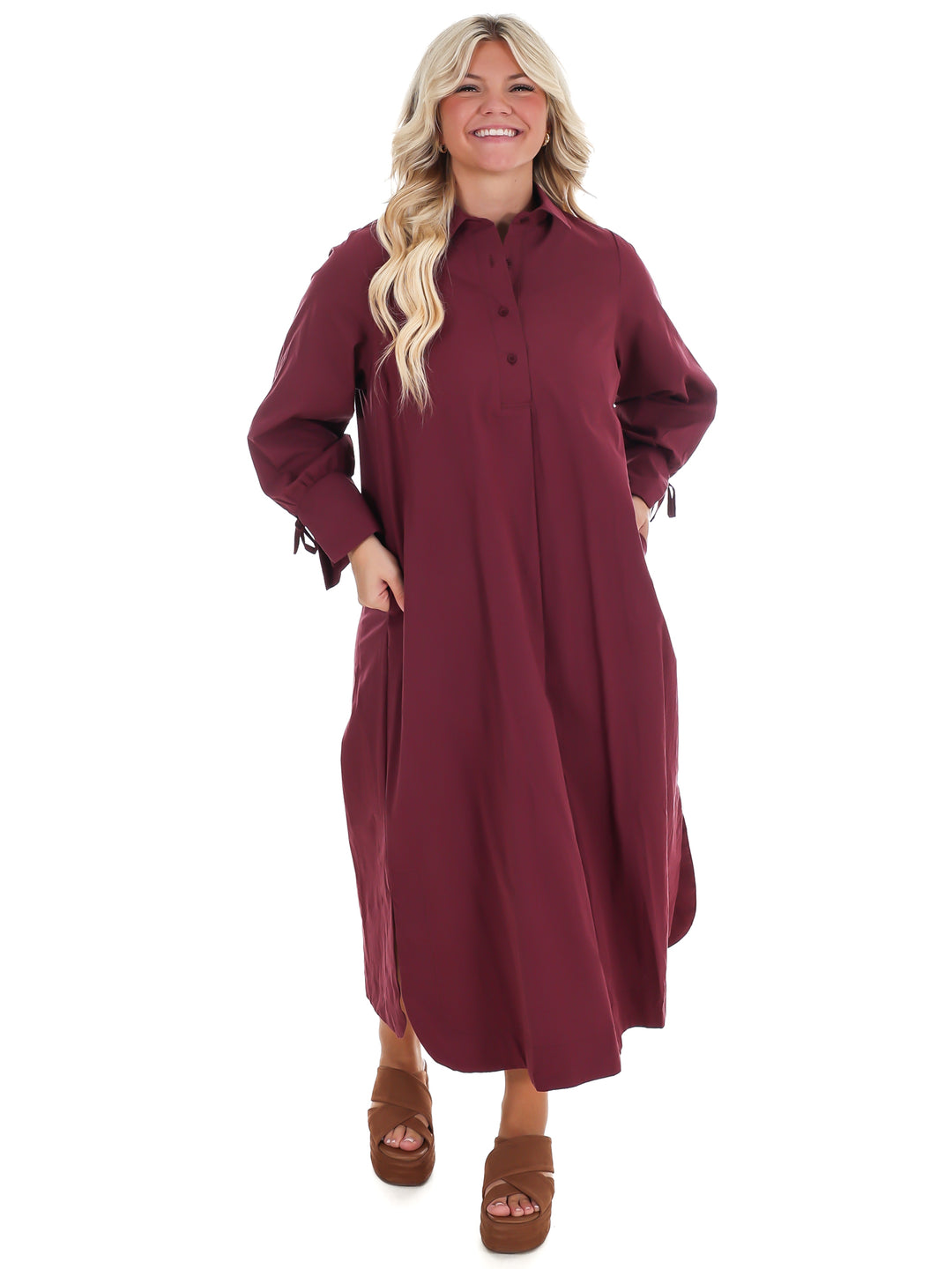 Watch Her Work Midi Dress