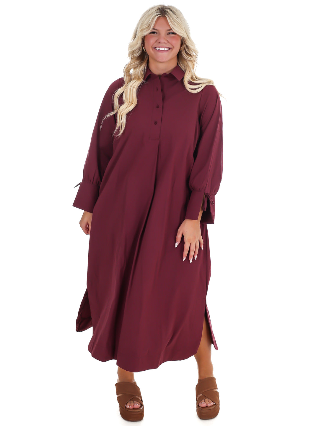 Watch Her Work Midi Dress