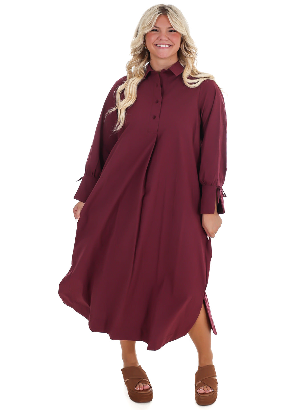 Watch Her Work Midi Dress