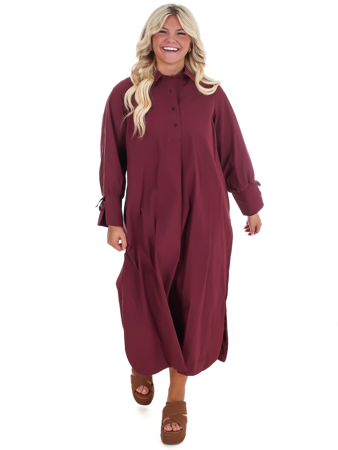 Watch Her Work Midi Dress