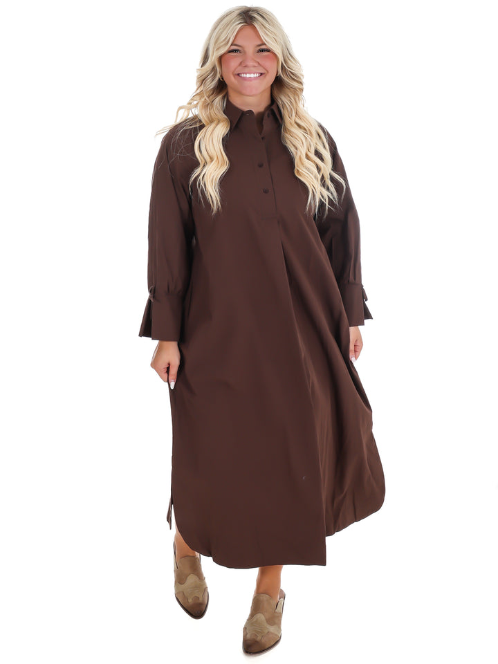 Watch Her Work Midi Dress