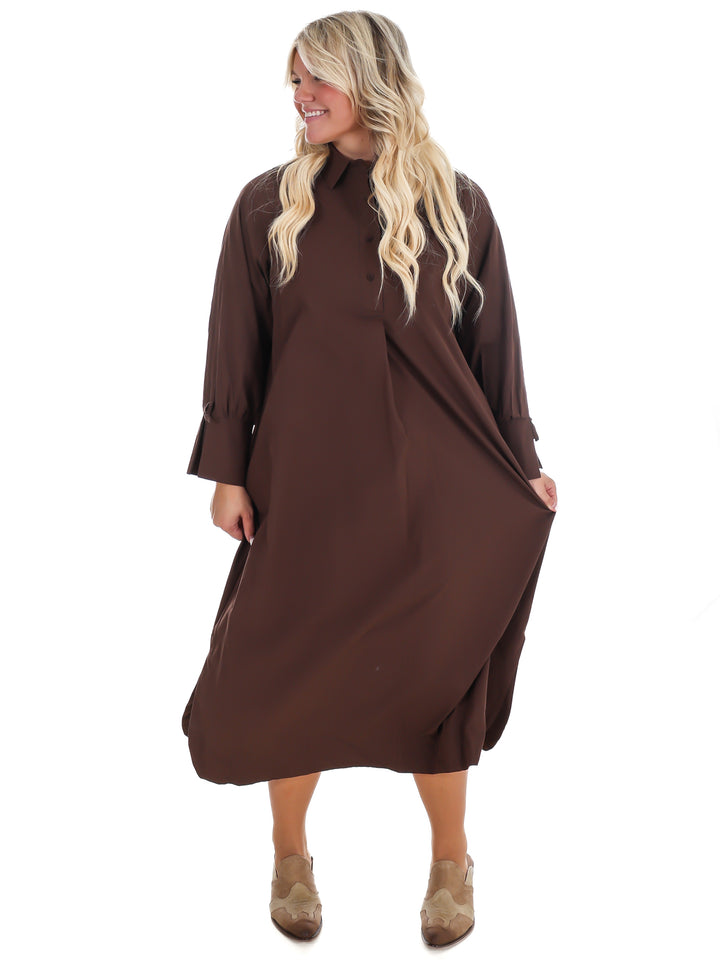 Watch Her Work Midi Dress