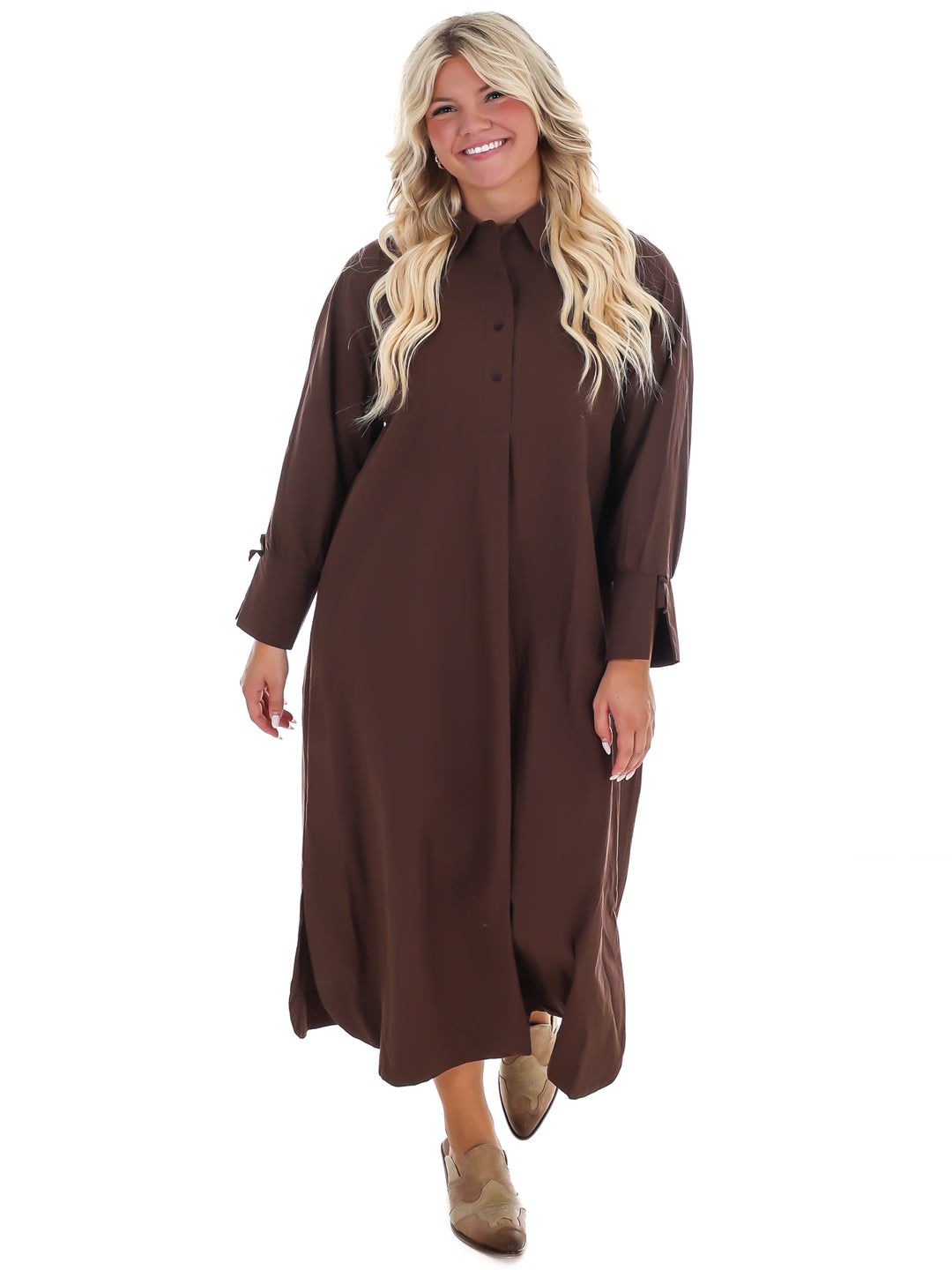 Watch Her Work Midi Dress