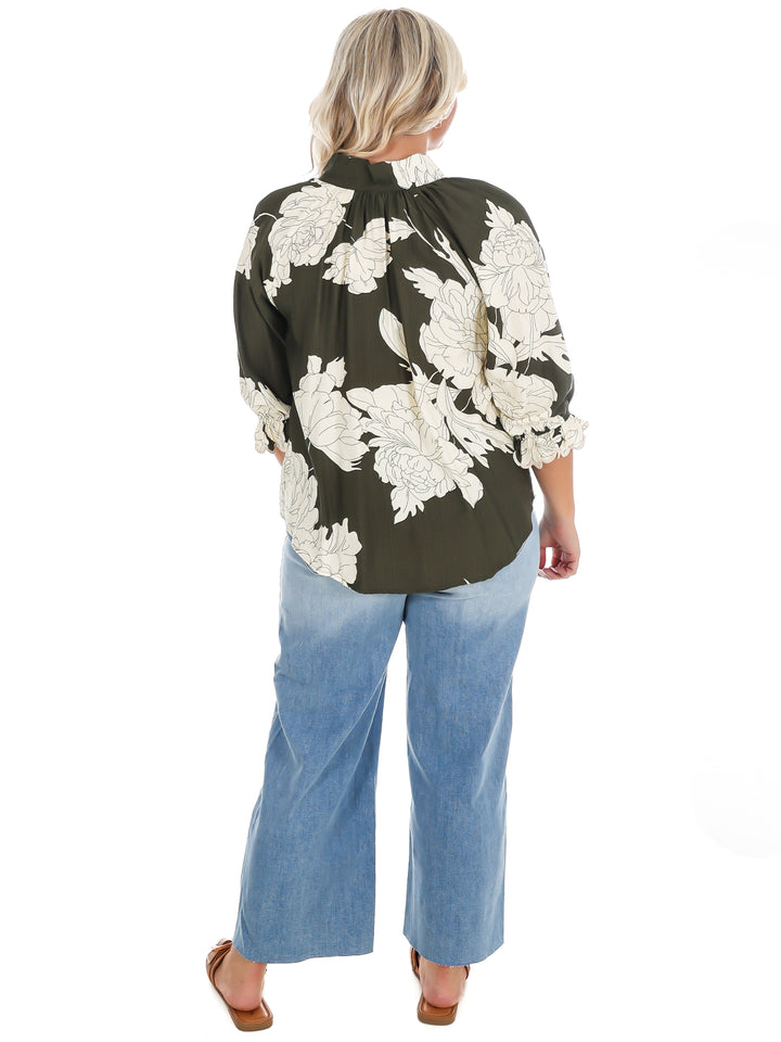 Meet Me Outside Print Top