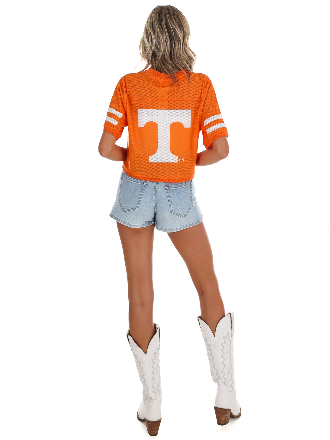 Tennessee Vols V-Neck Crop Jersey