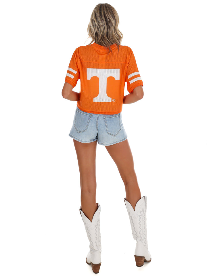 Tennessee Vols V-Neck Crop Jersey