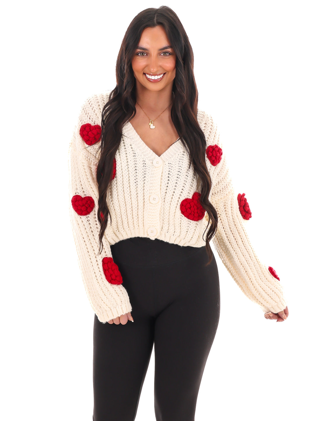 Sweetheart Knit Cardigan