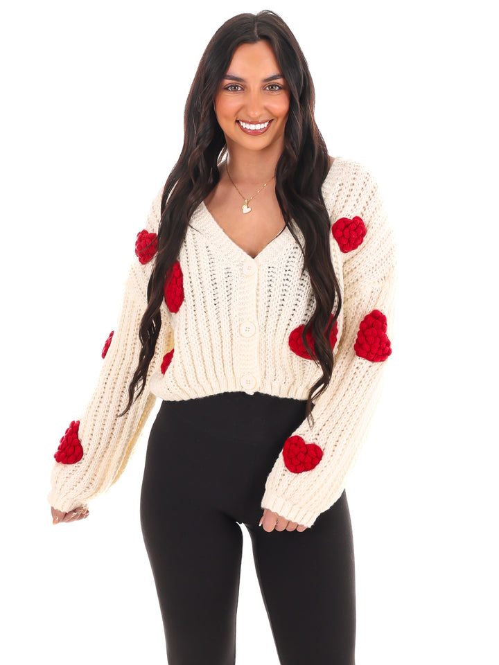 Sweetheart Knit Cardigan