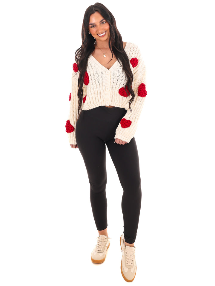 Sweetheart Knit Cardigan