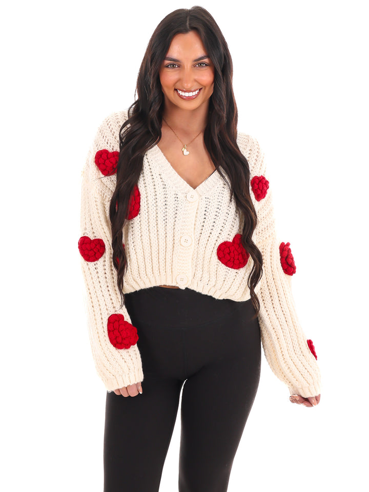 Sweetheart Knit Cardigan