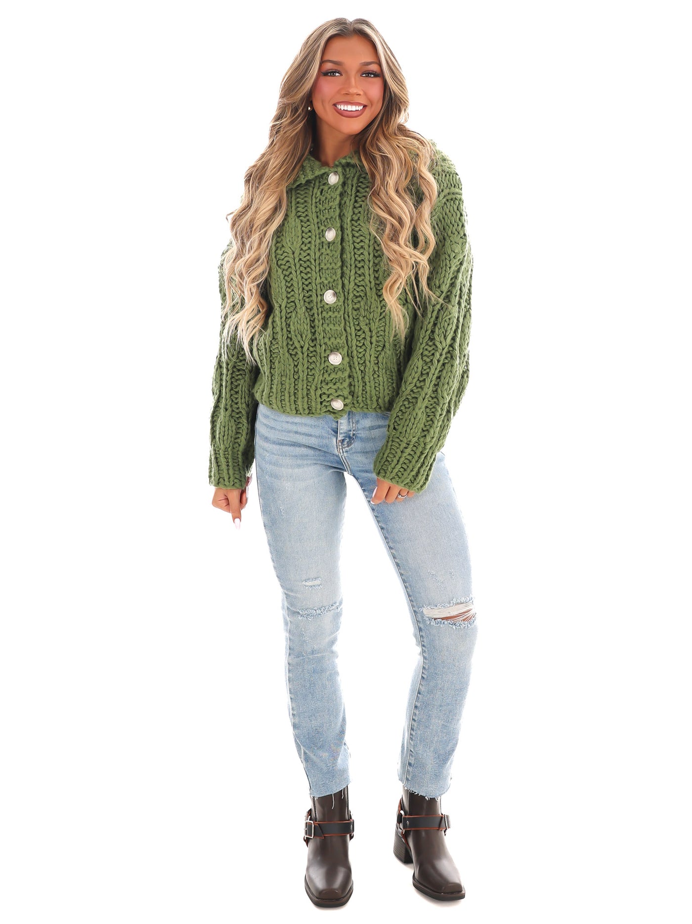 Cabin Comfort Button Up Cardigan