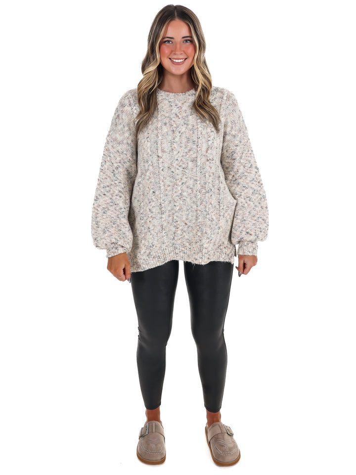 Endless Charm Cable Knit Sweater