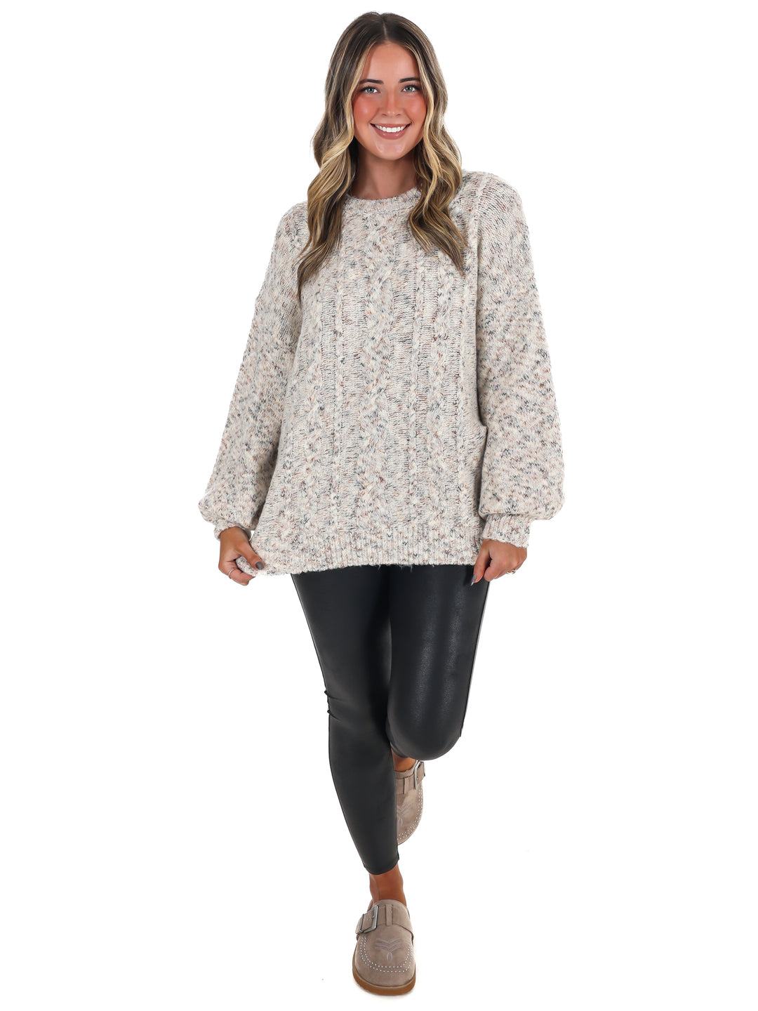 Endless Charm Cable Knit Sweater