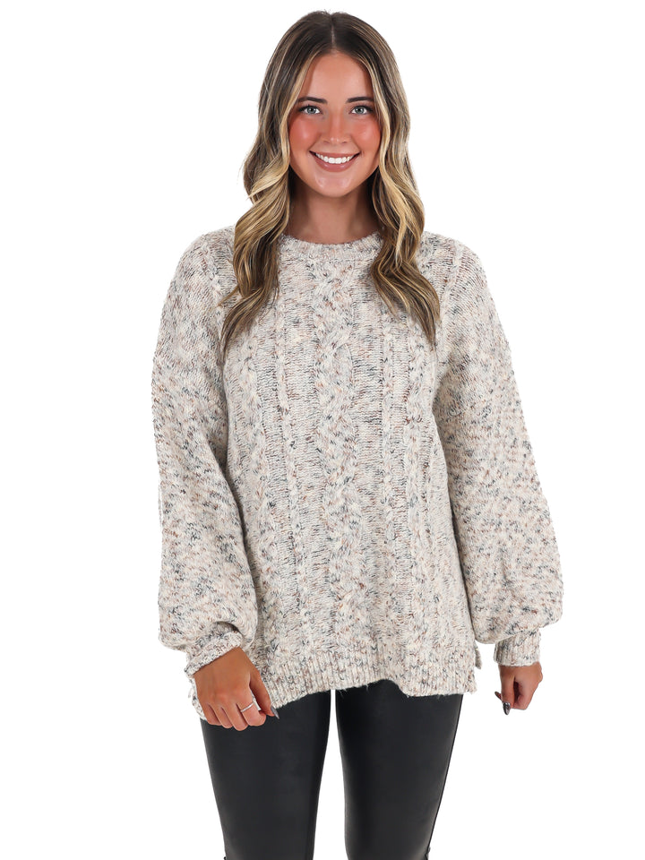 Endless Charm Cable Knit Sweater