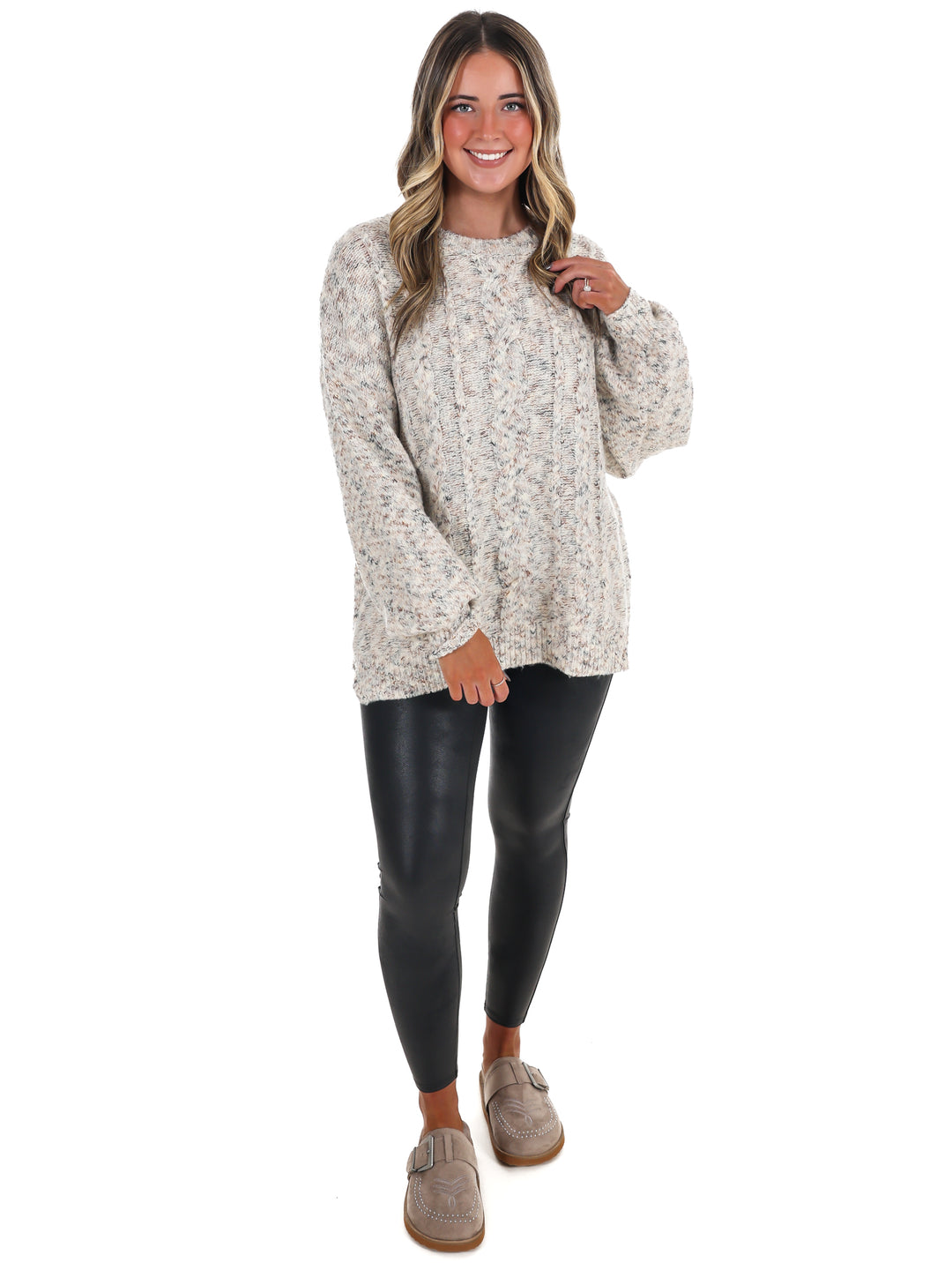 Endless Charm Cable Knit Sweater