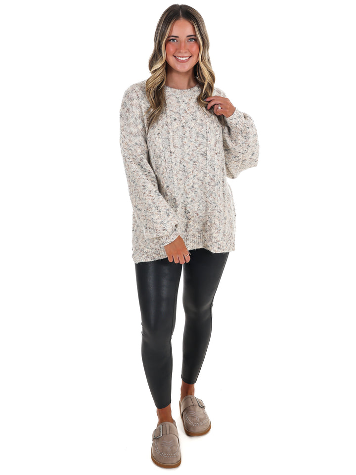 Endless Charm Cable Knit Sweater