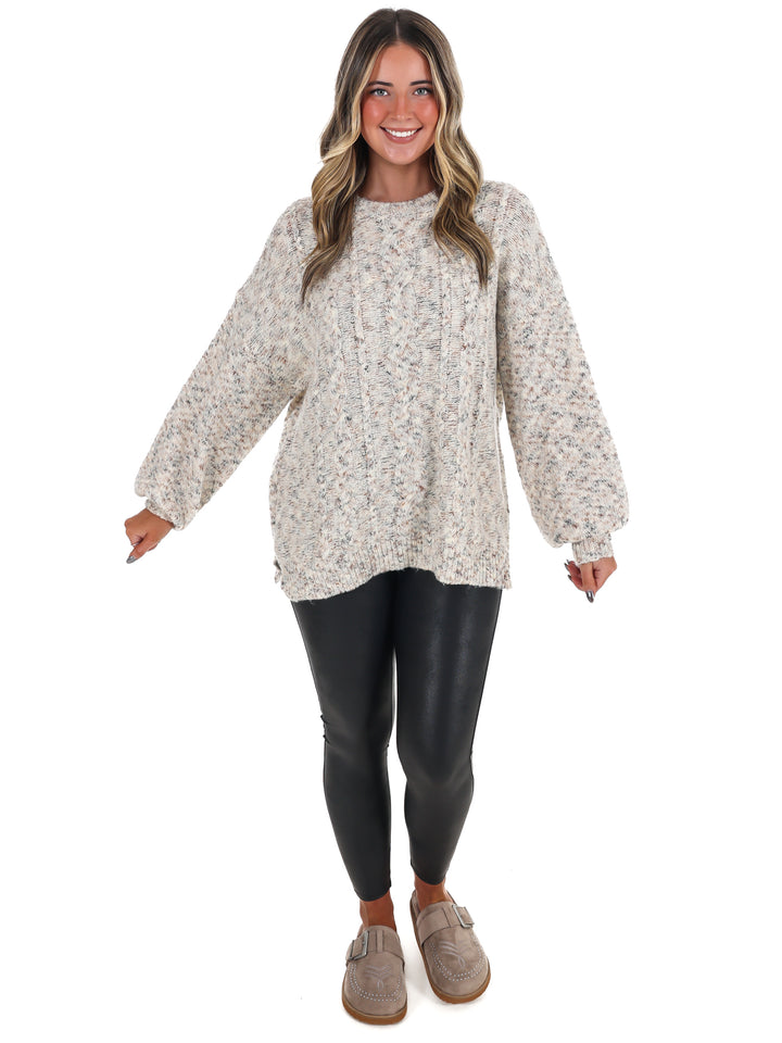 Endless Charm Cable Knit Sweater