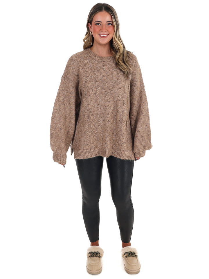 Endless Charm Cable Knit Sweater