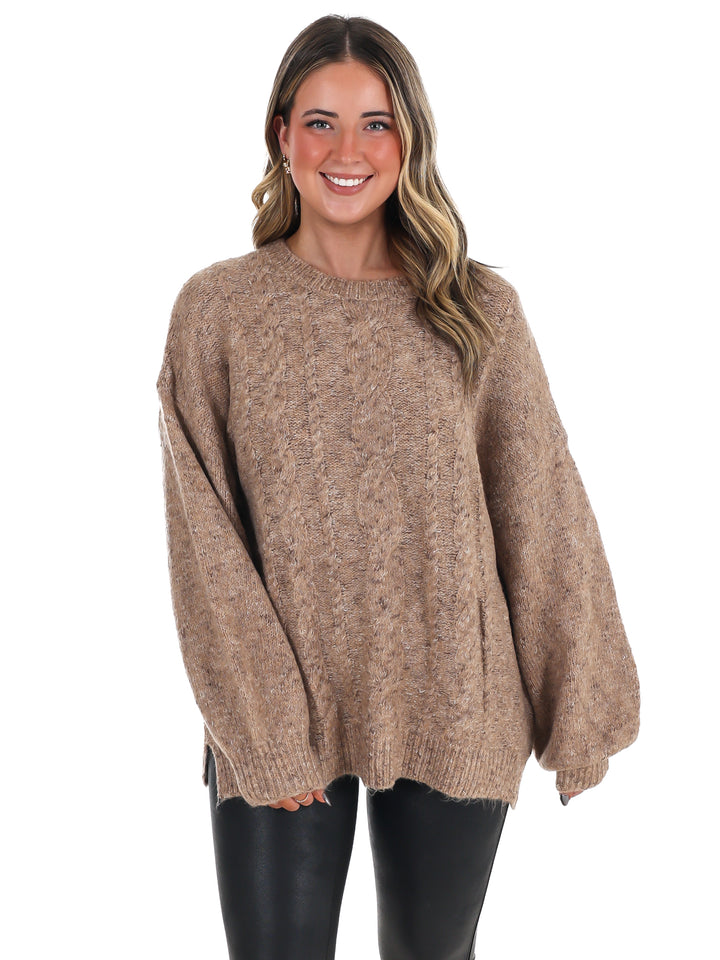 Endless Charm Cable Knit Sweater