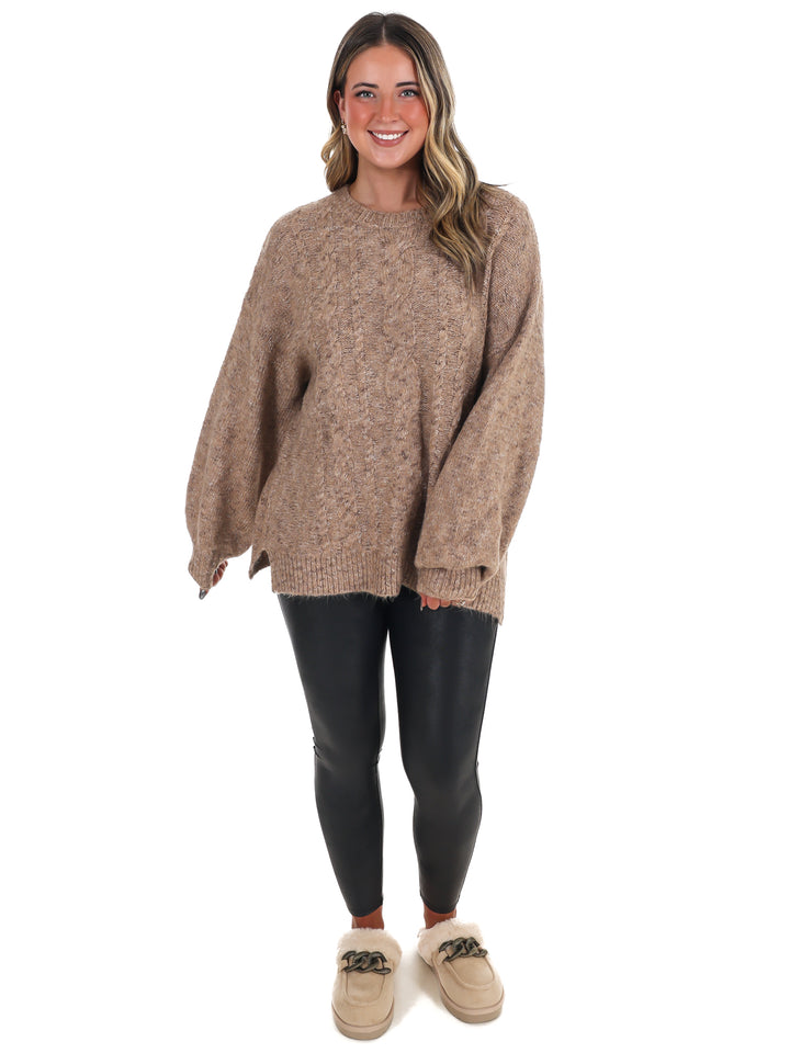 Endless Charm Cable Knit Sweater