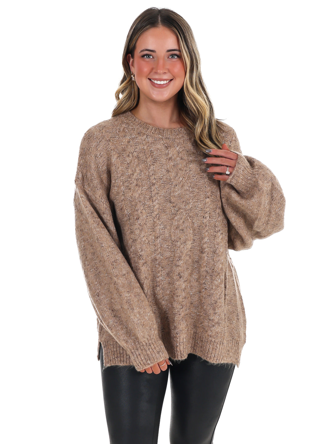 Endless Charm Cable Knit Sweater