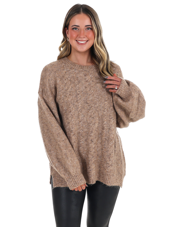 Endless Charm Cable Knit Sweater