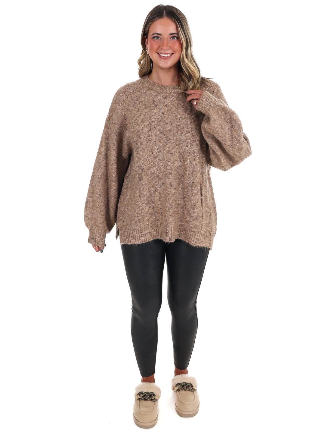 Endless Charm Cable Knit Sweater