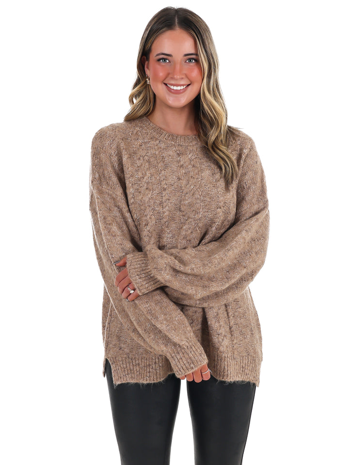 Endless Charm Cable Knit Sweater