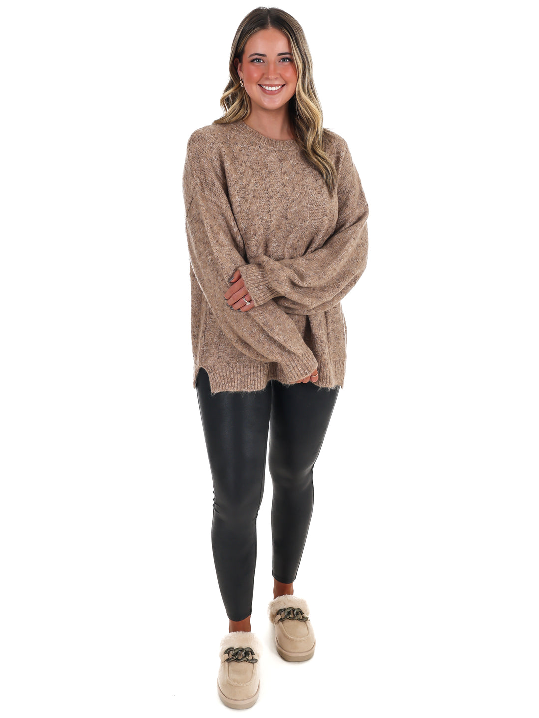 Endless Charm Cable Knit Sweater