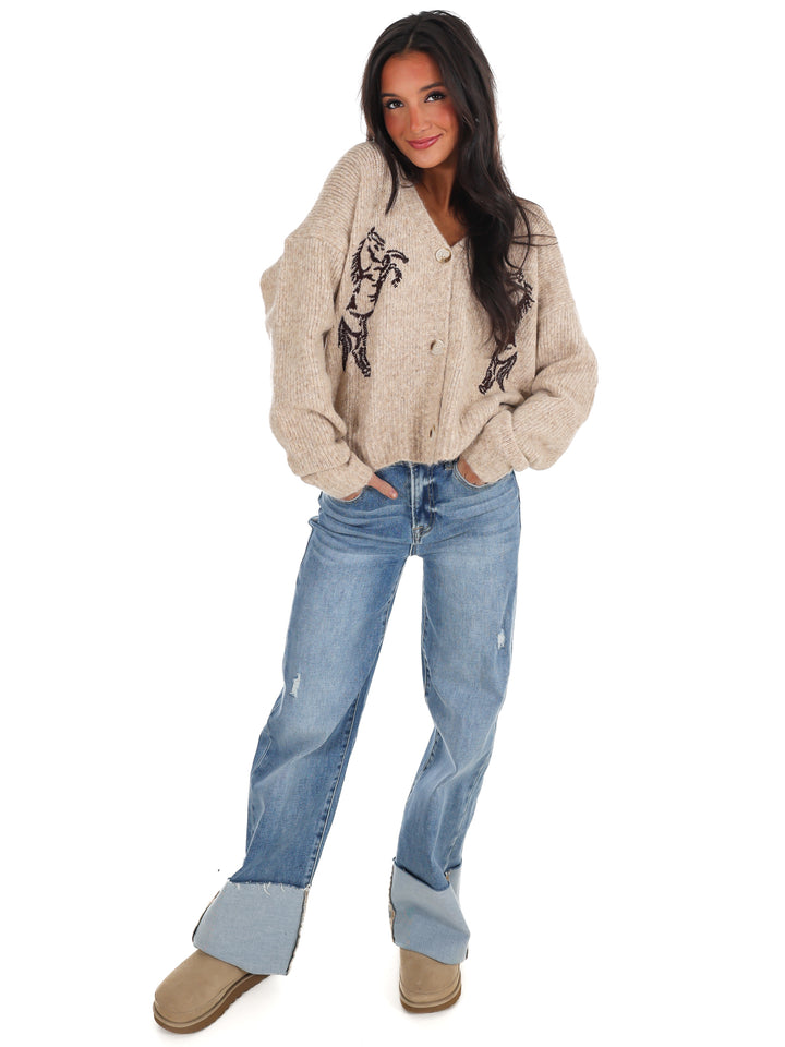 Prancing Horse Cardigan