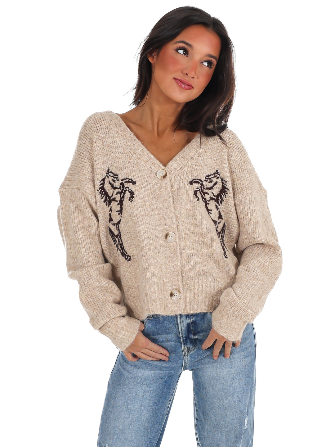Prancing Horse Cardigan