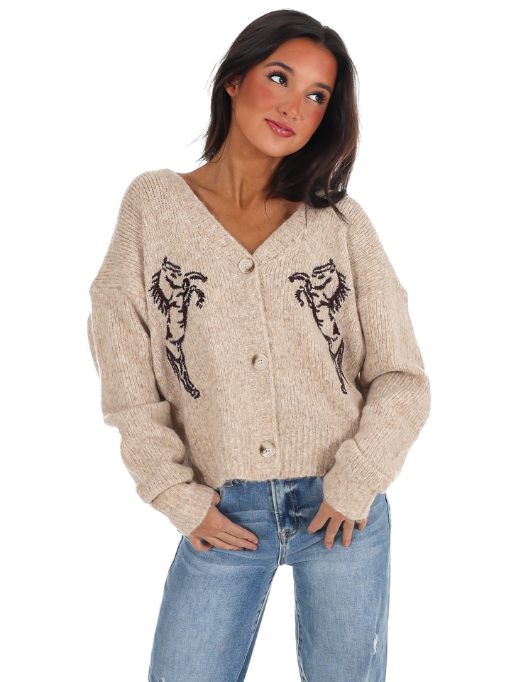 Prancing Horse Cardigan