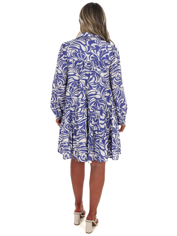 Moodboard Abstract Print Dress