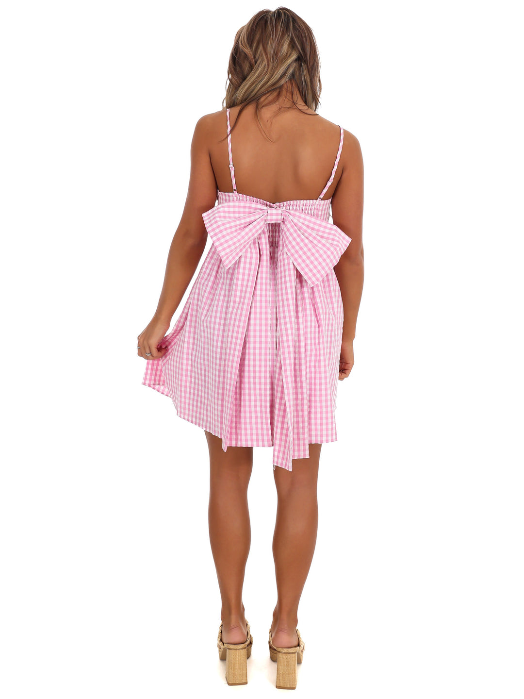 Spring Fever Gingham Mini Dress