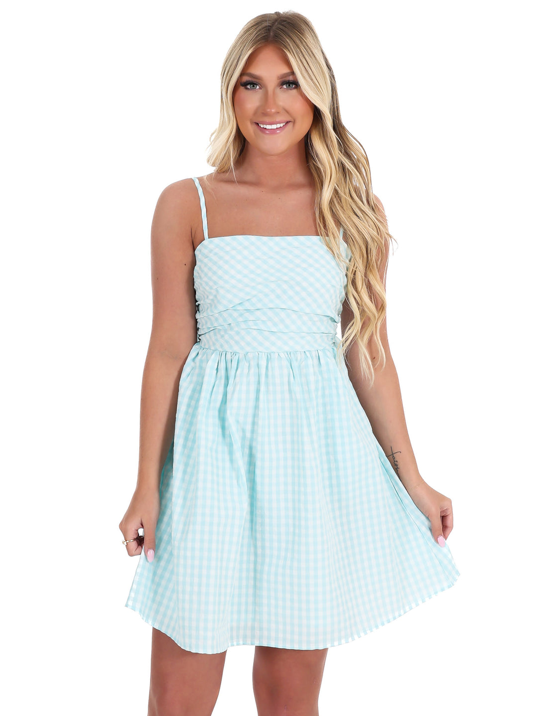 Spring Fever Gingham Mini Dress