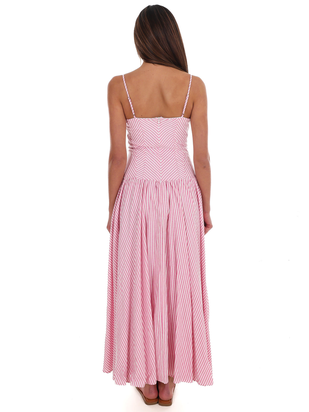 Oceanview Striped Maxi Dress