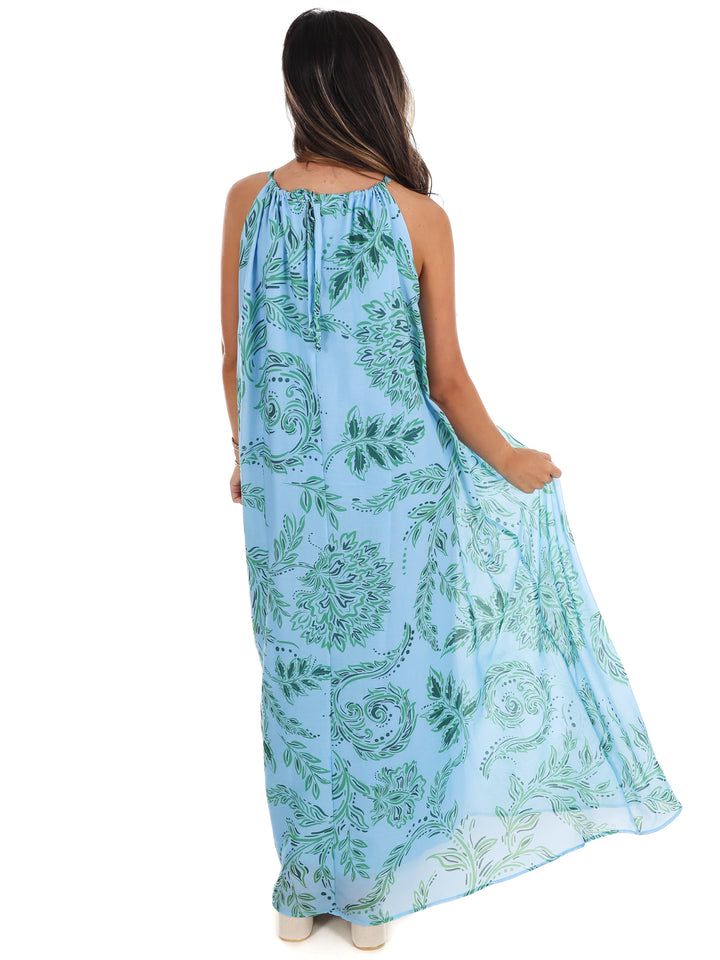 Island Tide Floral Maxi Dress
